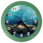 Fantasy nature  Color Wall Clocks Front