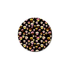 Jammy Cupcakes Pattern Golf Ball Marker (10 Pack) by Valentinaart