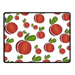 Peaches pattern Fleece Blanket (Small) 50 x40  Blanket Front