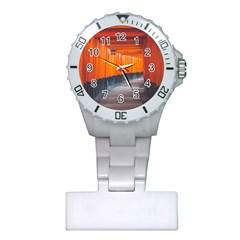 Architecture Art Bright Color Plastic Nurses Watch by Amaryn4rt