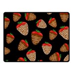 Chocolate strawberries pattern Fleece Blanket (Small) 50 x40  Blanket Front