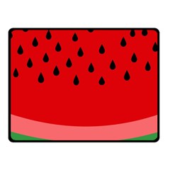 Watermelon  Fleece Blanket (small) by Valentinaart