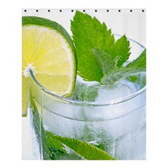 Cold Drink Lime Drink Cocktail Shower Curtain 60  X 72  (medium)  by Amaryn4rt