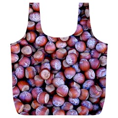 Hazelnuts Nuts Market Brown Nut Full Print Recycle Bags (l)  by Amaryn4rt