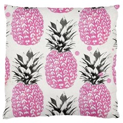 Pink Pineapple Standard Flano Cushion Case (one Side) by Brittlevirginclothing