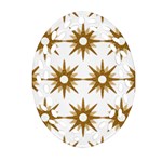 Seamless Repeating Tiling Tileable Oval Filigree Ornament (Two Sides) Back