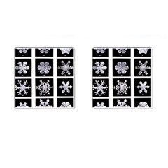 Snowflakes Exemplifies Emergence In A Physical System Cufflinks (square) by Amaryn4rt