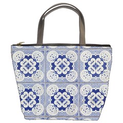 Ceramic Portugal Tiles Wall Bucket Bags by Amaryn4rt