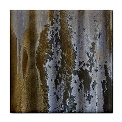 Grunge Rust Old Wall Metal Texture Tile Coasters by Amaryn4rt