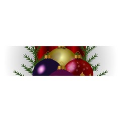 Candles Christmas Tree Decorations Satin Scarf (oblong) by Nexatart