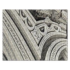 Arches Fractal Chaos Church Arch Rectangular Jigsaw Puzzl by Nexatart