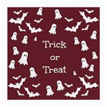 Halloween Free Card Trick Or Treat Medium Glasses Cloth (2-Side) Front