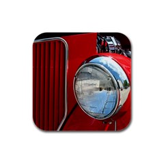 Antique Car Auto Roadster Old Rubber Square Coaster (4 Pack)  by Amaryn4rt