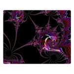 Fantasy Fractal 124 A Double Sided Flano Blanket (Large)  Blanket Back