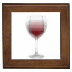 Wine Glass Steve Socha Framed Tiles by WineGlassOverlay