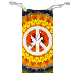 Peace Art Artwork Love Dove Jewelry Bag by Nexatart