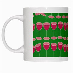 Wine Red Champagne Glass Red Wine White Mugs by Nexatart