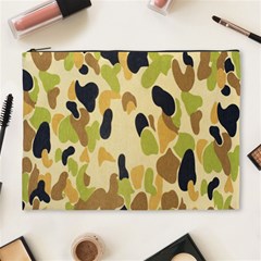 Army Camouflage Pattern Cosmetic Bag (xl) by Nexatart