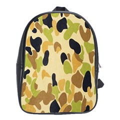 Army Camouflage Pattern School Bags (xl)  by Nexatart