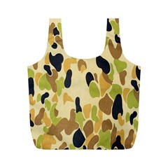 Army Camouflage Pattern Full Print Recycle Bags (m)  by Nexatart