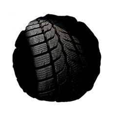 Auto Black Black And White Car Standard 15  Premium Flano Round Cushions by Nexatart