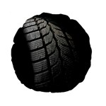 Auto Black Black And White Car Standard 15  Premium Flano Round Cushions Front