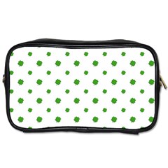 Saint Patrick Motif Pattern Toiletries Bags 2-side by dflcprints