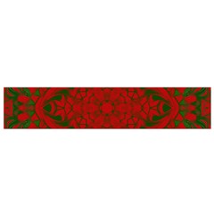 Christmas Kaleidoscope Art Pattern Flano Scarf (small) by Nexatart