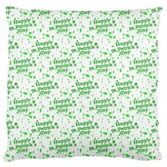 Saint Patrick Motif Pattern Standard Flano Cushion Case (one Side) by dflcprints