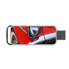 Classic Car Red Automobiles Portable Usb Flash (two Sides) by Nexatart