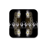 Daisy Bird  Rubber Square Coaster (4 pack)  Front