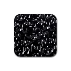 Fabric Cloth Textile Clothing Rubber Coaster (square)  by Nexatart