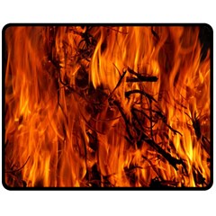 Fire Easter Easter Fire Flame Double Sided Fleece Blanket (medium)  by Nexatart