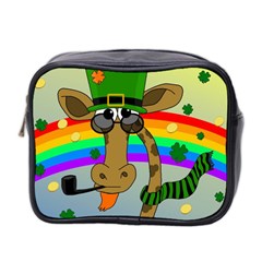 Irish Giraffe Mini Toiletries Bag 2-side by Valentinaart