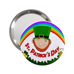 St  Patrick 2 25  Handbag Mirrors by Valentinaart