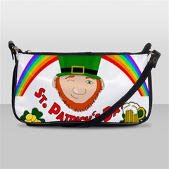 St  Patrick Shoulder Clutch Bags by Valentinaart