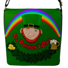 St  Patrick s Day Flap Messenger Bag (s) by Valentinaart