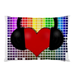 Music Pillow Case by Valentinaart