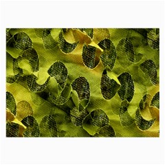 Olive Seamless Camouflage Pattern Large Glasses Cloth by Nexatart