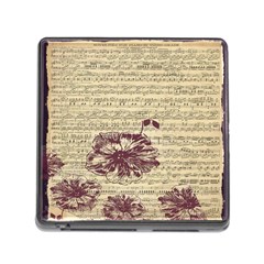 Vintage Music Sheet Song Musical Memory Card Reader (square) by Nexatart