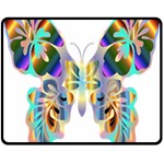 Abstract Animal Art Butterfly Fleece Blanket (Medium)  60 x50  Blanket Front