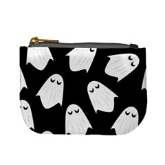 Ghost Halloween Pattern Mini Coin Purses by Amaryn4rt