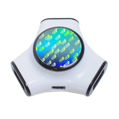Animal Nature Cartoon Wild Wildlife Wild Life 3-port Usb Hub by Amaryn4rt