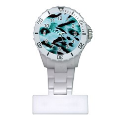 Animal Cruelty Pattern Plastic Nurses Watch by Amaryn4rt
