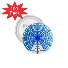 Cobweb Network Points Lines 1 75  Buttons (100 Pack)  by Amaryn4rt