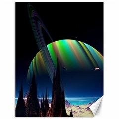 Planets In Space Stars Canvas 18  X 24   by Amaryn4rt