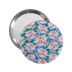 Plumeria Bouquet Exotic Summer Pattern  2 25  Handbag Mirrors by BluedarkArt