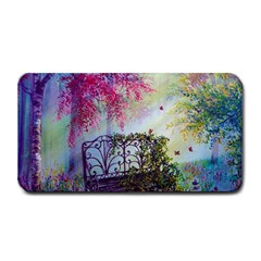 Bench In Spring Forest Medium Bar Mats by Amaryn4rt