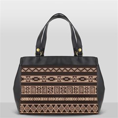 Ethnic Pattern Vector Office Handbags (2 Sides)  by Amaryn4rt