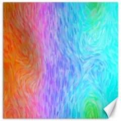 Abstract Color Pattern Textures Colouring Canvas 20  X 20   by Simbadda